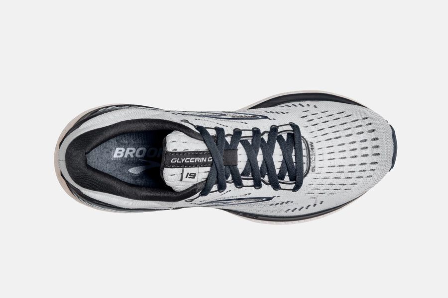 Brooks Glycerin Gts 19 Road Löparskor Dam - Vita/Grå - 2796-SZPWK